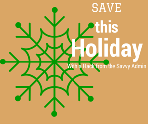 save, holiday, shopping hack